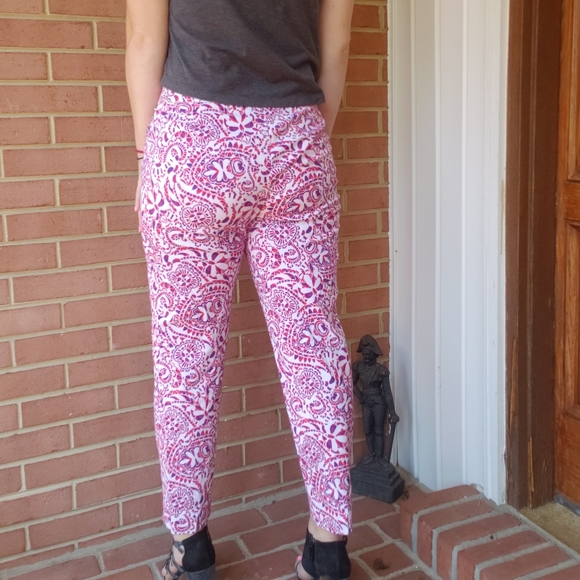 Colorful statement work capris - Picture 10 of 13